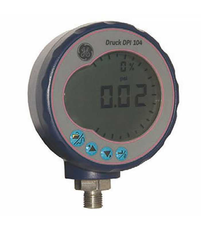 GE Druck DPI 104 [DPI104-1-70BAR-A] Digital Pressure Test Gauge, 70 Bar (1000psi), Absolute Gauge type, with G1/4 male Pressure Port