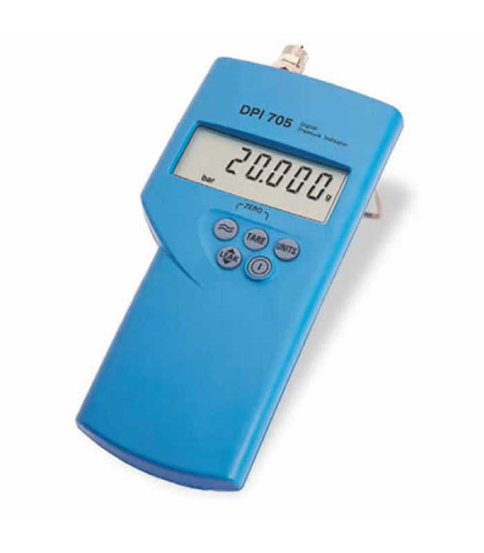 GE Druck DPI 705 [DPI705-30PSIG] Handheld Pressure Indicator with Internal Pressure Sensor, Gauge, 0 to 30 psi *DIHENTIKAN LIHAT DPI 705E*