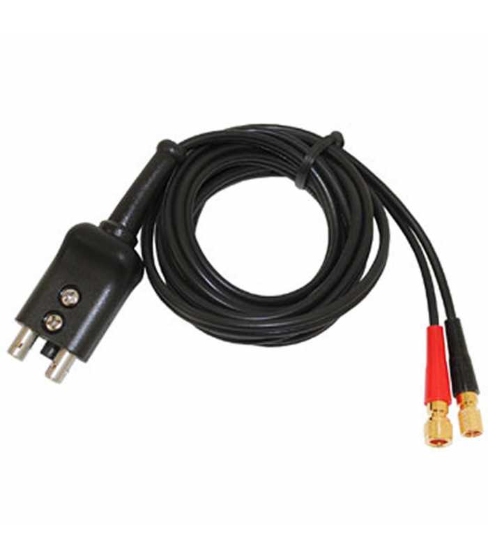 GE Waygate Krautkramer KBA532 [118-140-095] Ultrasonic Thickness Cable, Lemo 00 Double Plug to Dual Microdot, 6 ft