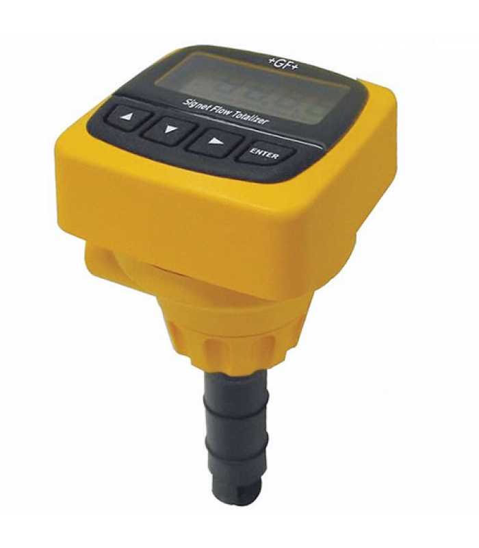 GF Signet 8150 [3-8150-P0] Integral Panel Mount Flow Monitor/Totalizer, Battery Powered Polypropylene 0.5 to 4 inch pipes