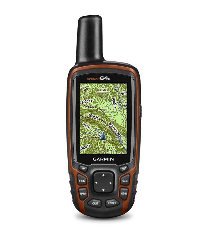 Garmin GPSMAP 64s [010-01199-10] Handheld GPS Navigator w/Compass and Barometric Altimeter