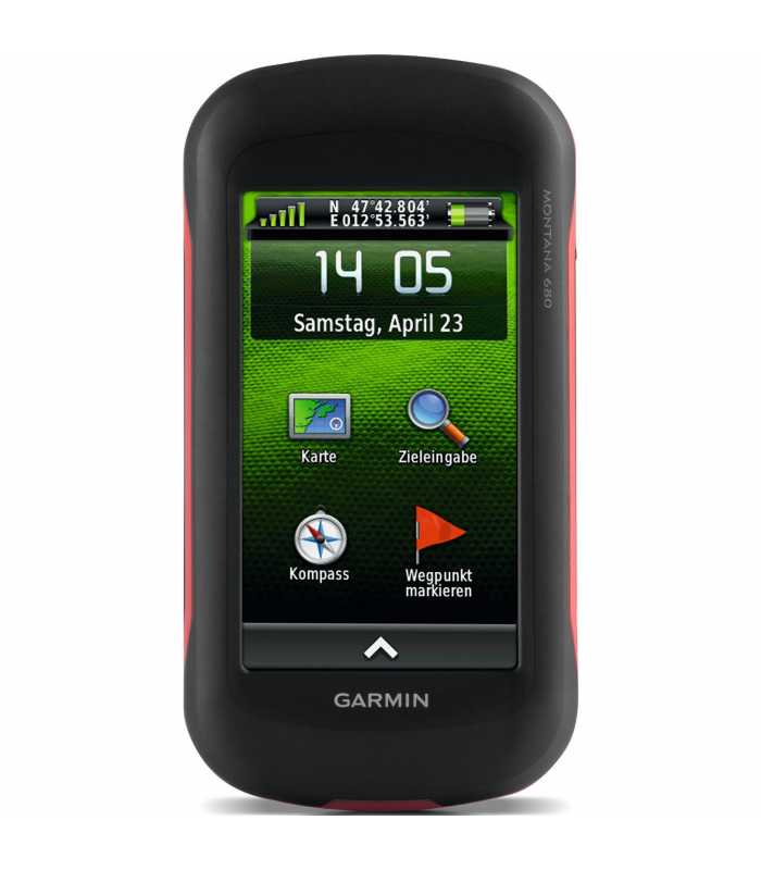 Garmin Montana 680 [010-01534-10] Handheld GPS Navigator with Camera