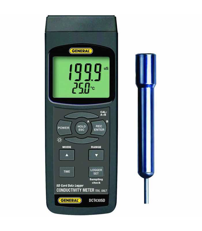 General Tools DCT-430SD [DCT430SD] Conductivity Meter with SD Card *DISCONTINUED SEE WD-35630-10*