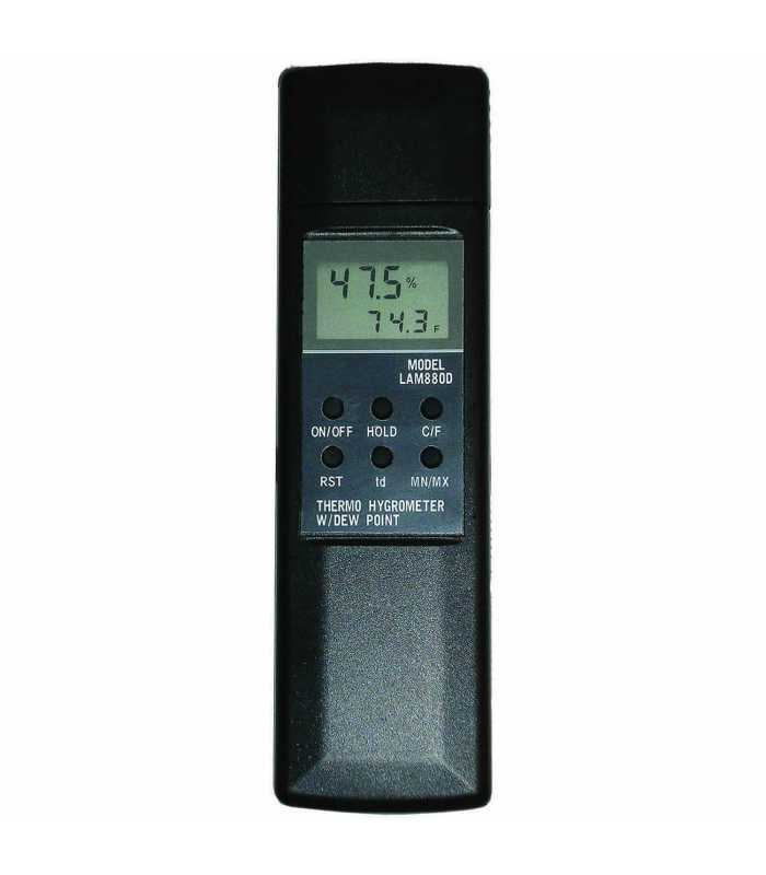 General Tools LAM880D [LAM880D] Temperature/Humidity Meter with Dew Point