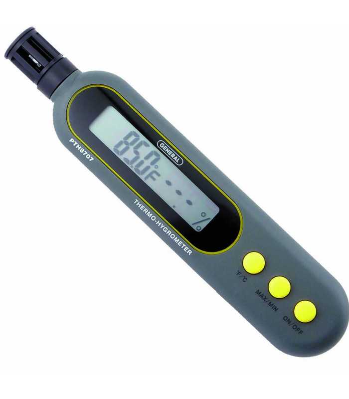 General Tools PTH8707 [PTH8707] The Seeker Thermo-Hygrometer Pen, 32° to 122°F (0° to 50°C), 20 to 95% RH