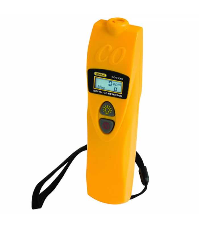 General DCO1001 Carbon Monoxide (CO) Meter