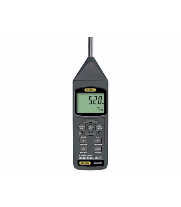 General Tools DSM403SD [DSM403SD] Class 1 Sound Level Meter