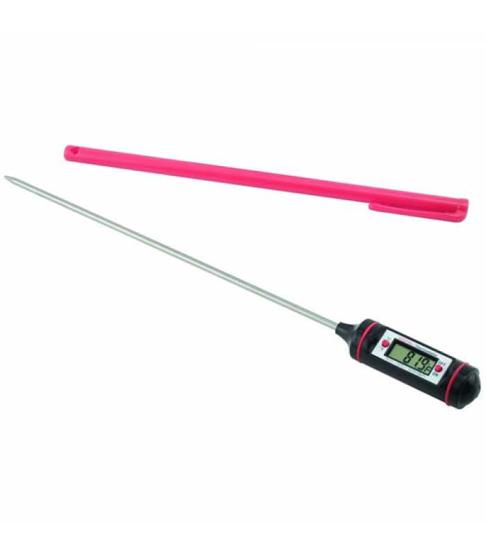 General Tools DT310LAB Digital Lab Thermometer with 8" Stainless Steel Probe -58° to 302°F (-50° to 150°C)