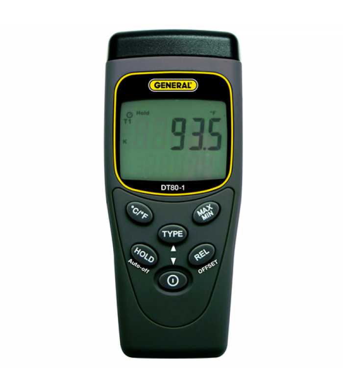 General Tools DT80-1 Economical Type K/J Thermocouple Thermometer