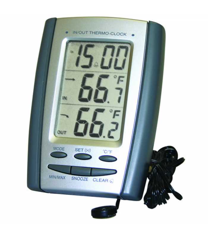 General Tools DT898P Digital Indoor/Outdoor Thermometer -58° to 158°F (-50° to 70°C)