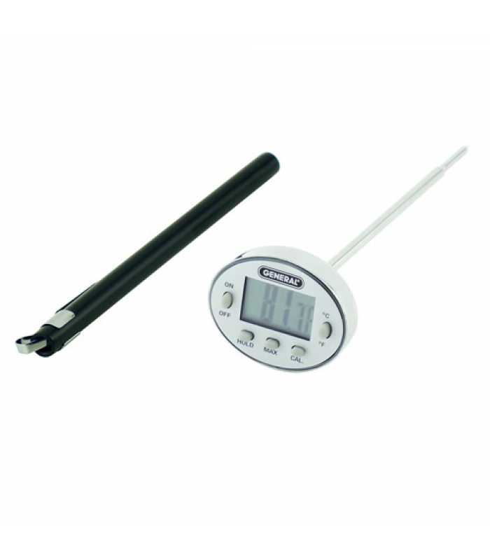 General DWS350SSQ Digital Quick Tip Waterproof Cooking Thermometer -40° to 450°F (-40° to 232°C)