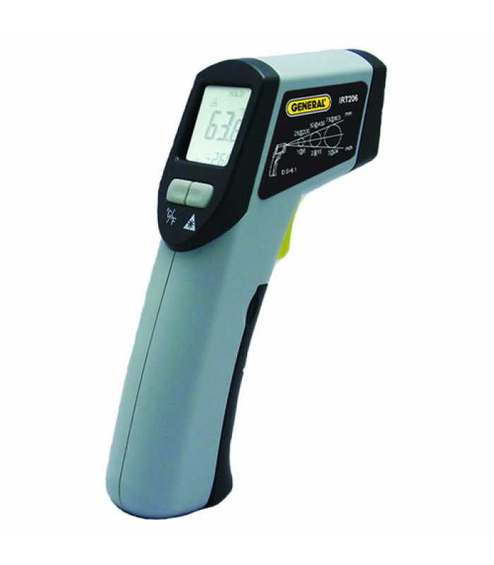 General Tools IRT206 Non Contact Infrared Thermometer -4° to 608°F (-20° to 320°C)