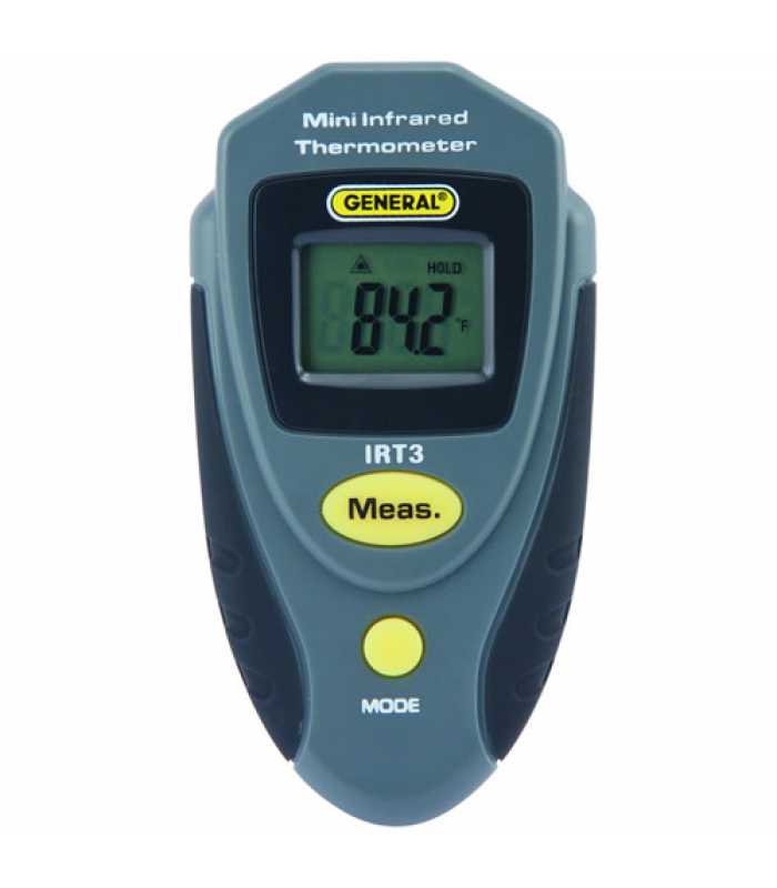 General Tools IRT3 Non-Contact Mini Infrared Thermometer -22° to 482°F (-30° to 250°C)