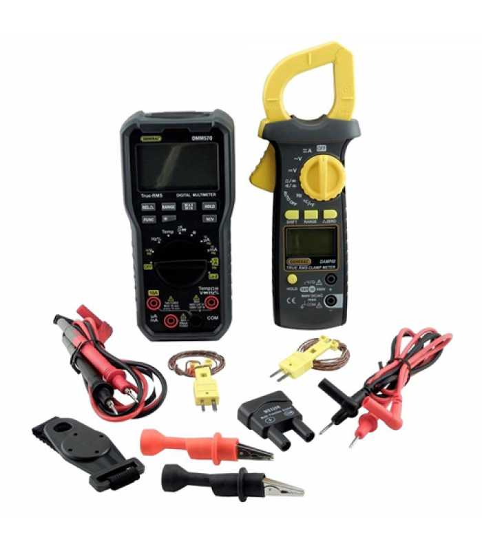 General Tools KHVP57068 Combines A DMM570 Multimeter With A DAMP60 600A AC Clamp Meter