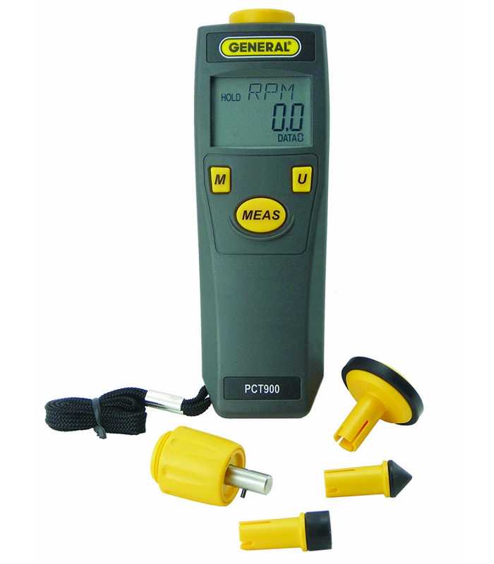 General Tools PCT900 [PCT900] Mini Photo Contact/Non-Contact Tachometer with Case