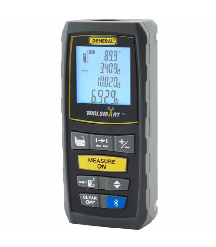 General Tools TS01 [TS01] ToolSmart Laser Distance Meter w/ Bluetooth - 100 m
