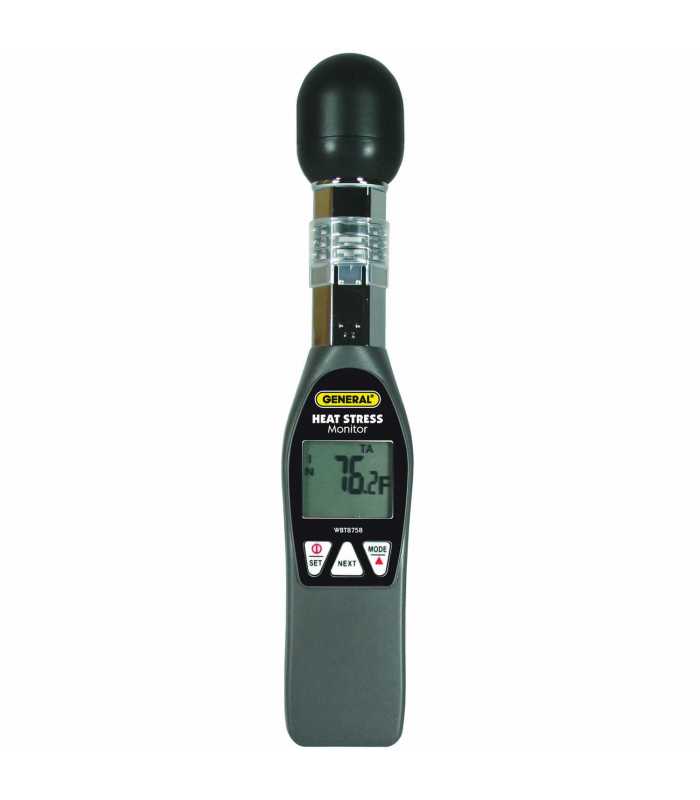 General Tools WBGT8758 [WBGT8758] Heat Index Monitor with Wet Bulb Globe Thermometer