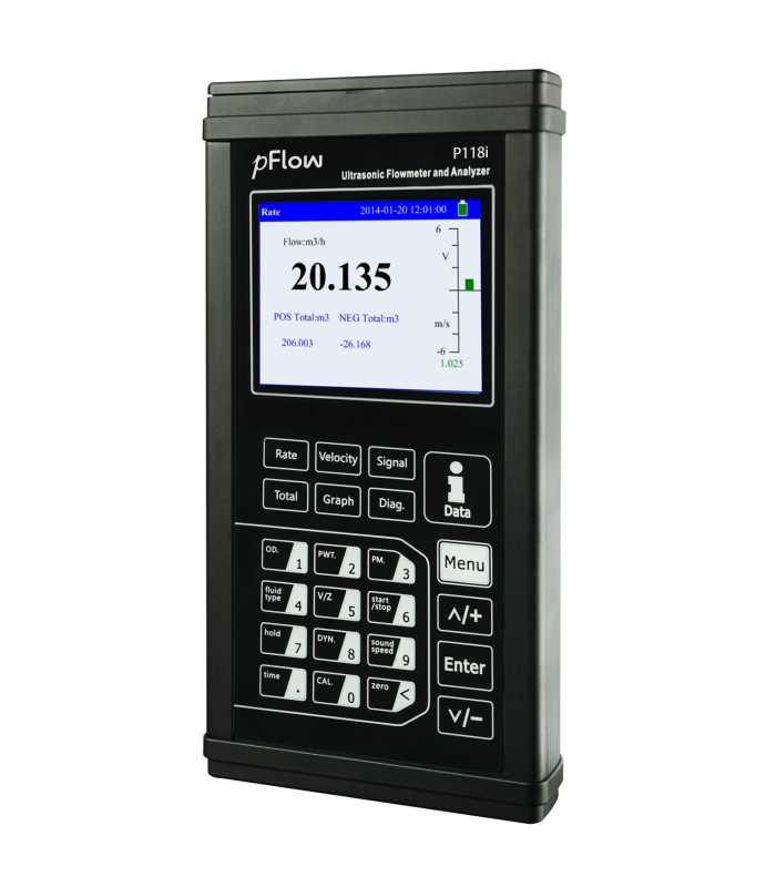 [P118i] Handheld Ultrasonic Flow meter