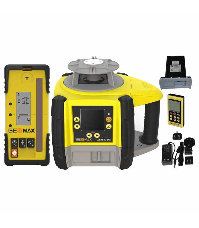 Geomax Zone80 DG [6014932] Fully-Automatic Dual Grade Laser With ZRD105 Digital Receiver & Remote Control