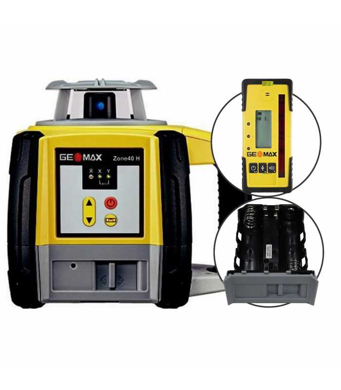 Geomax Zone40H [6010654] Self-Leveling Rotary Laser with ZRP105 Pro Receiver