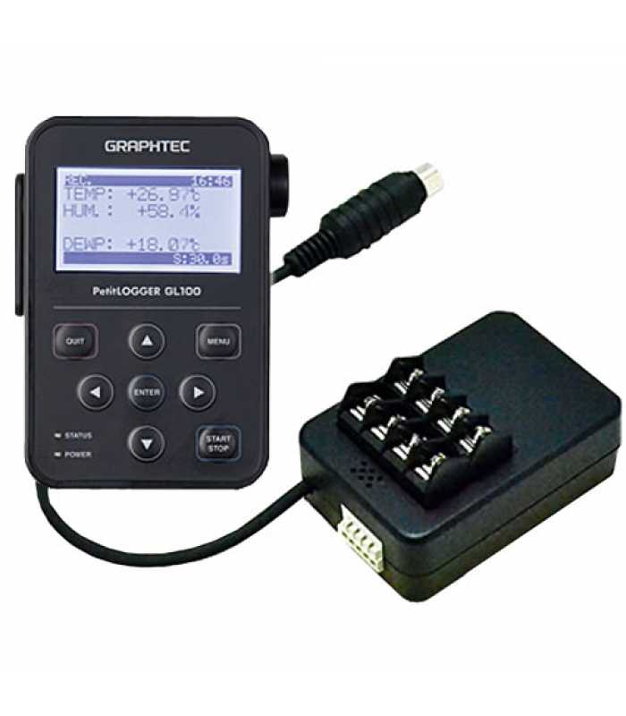 Graphtec GL100 [GL100-WL-4TSR] Wireless Data Logger Thermistor Set