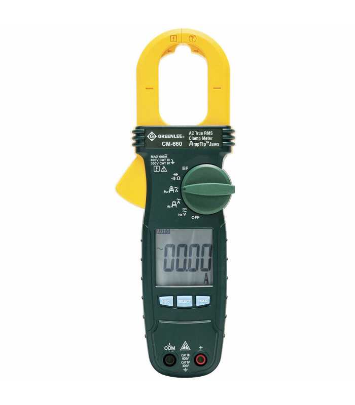 Greenlee CM-660-C [52066405] 600A AC True-RMS Clamp Meter w/ Calibration