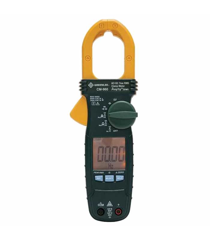 Greenlee CM-960-C [52066402] 600A AC/DC True-RMS Clamp Meter w/ Calibration