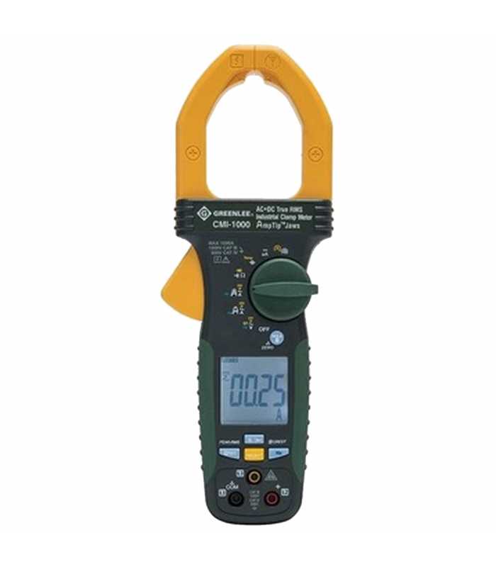 Greenlee CMI-1000-C [52066397] 1000A AC/DC True-RMS Industrial Clamp Meter w/ Calibration