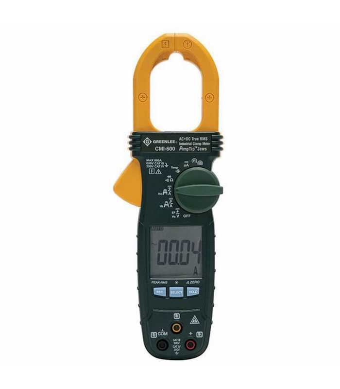 Greenlee CMI-600-C [52066401] 600A AC/DC True-RMS Industrial Clamp Meter w/ Calibration