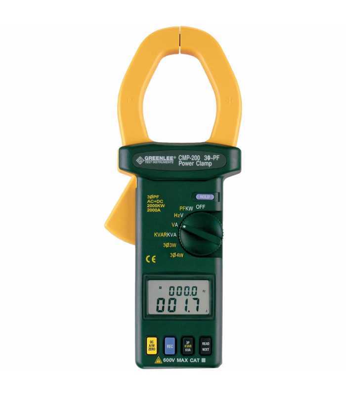 Greenlee CMP-200 [50075683] 2000A AC/DC True-RMS Power Clamp Meter