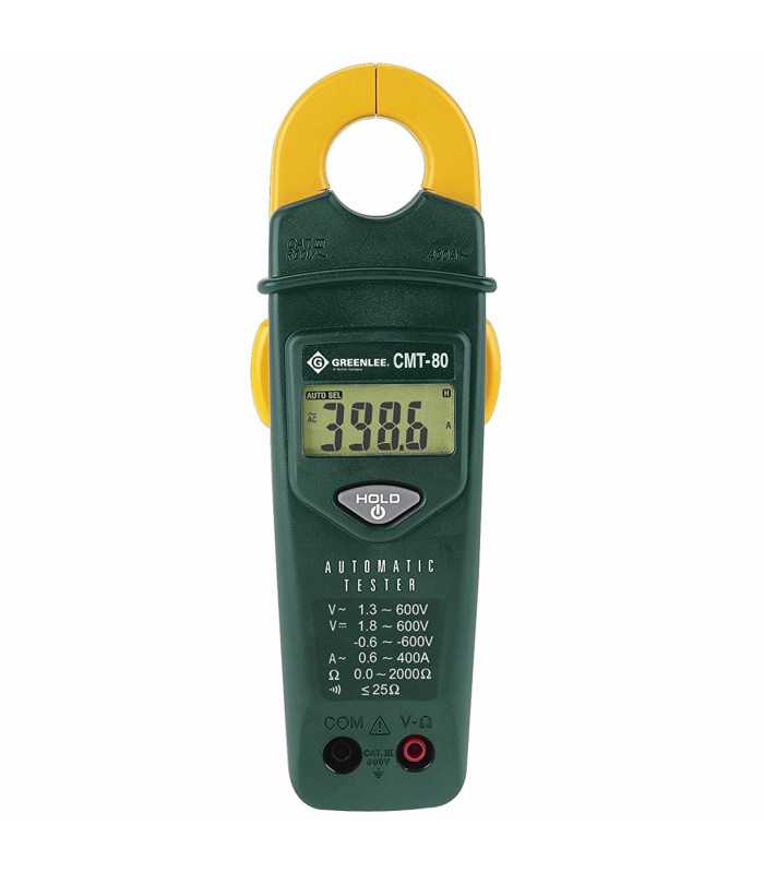 Greenlee CMT-80 [50077350] 400A AC 600V AC/DC Automatic Clamp Meter