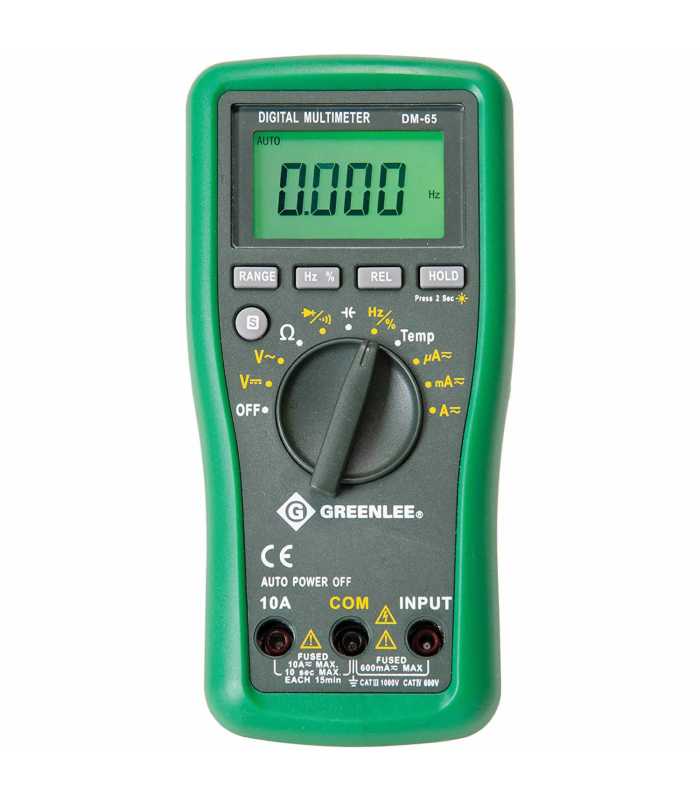 Greenlee DM65 [DM-65] Handheld Digital Multimeter
