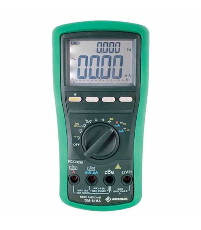 Greenlee 800A Series [DM-810A-C] DMM,TRMS,AC/DC with Calibration