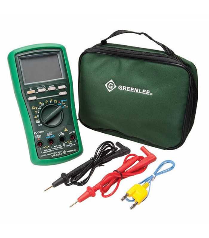 Greenlee ESM Series [DM-860A] Industrial 500,000-Count Digital Multimeter