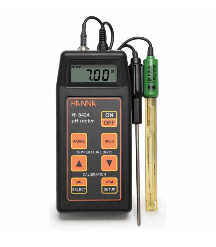 HANNA Instruments HI-8424 [HI8424] Portable pH / mV / Temperature Meter