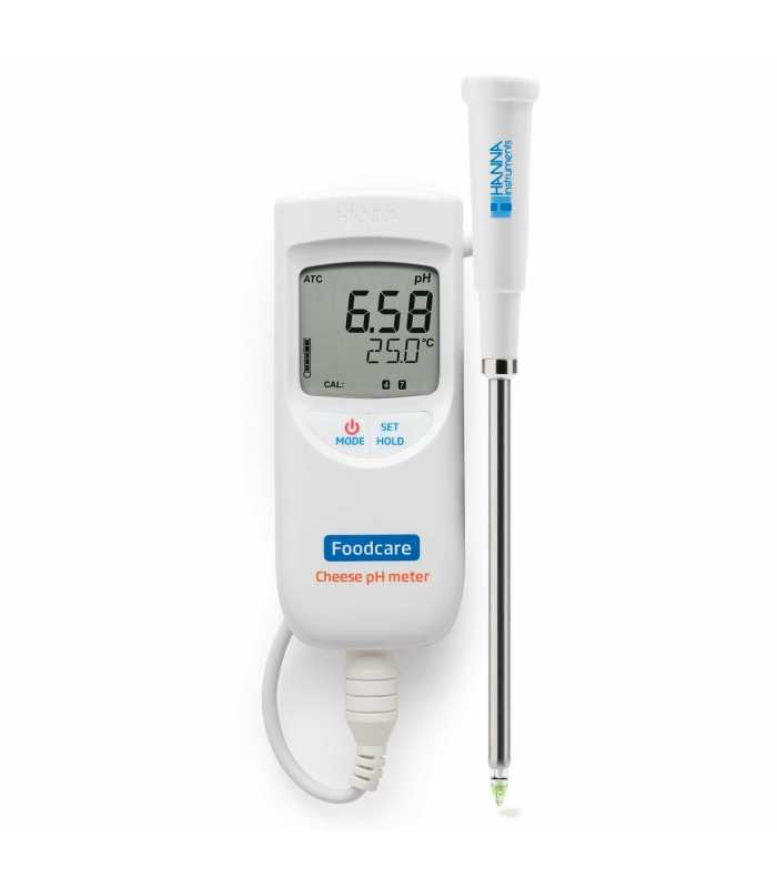 HANNA Instruments HI-99165 [HI99165] Portable pH/Temperature Meter for Cheese Analysis