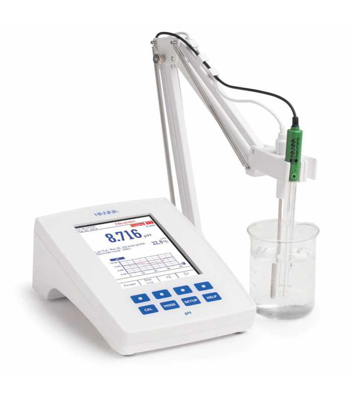 HANNA Instruments HI-5221 [HI5221-02] Research Grade pH / ORP / Temperature Benchtop Meter