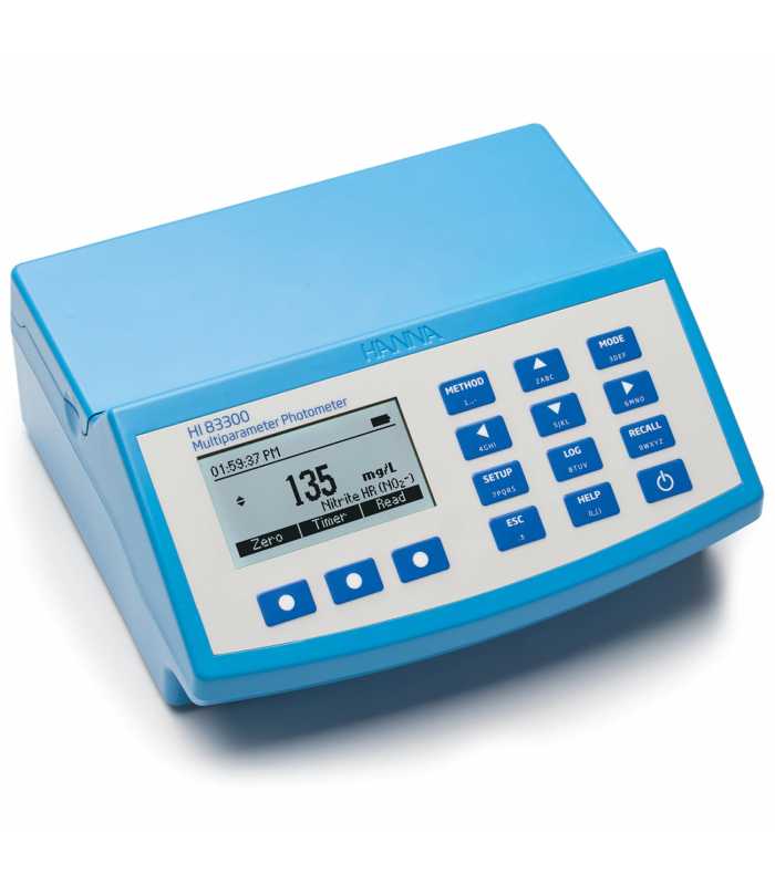 HANNA Instruments HI-83300-02 [HI8330002] Multi-parameter Benchtop Photometer & pH Meter