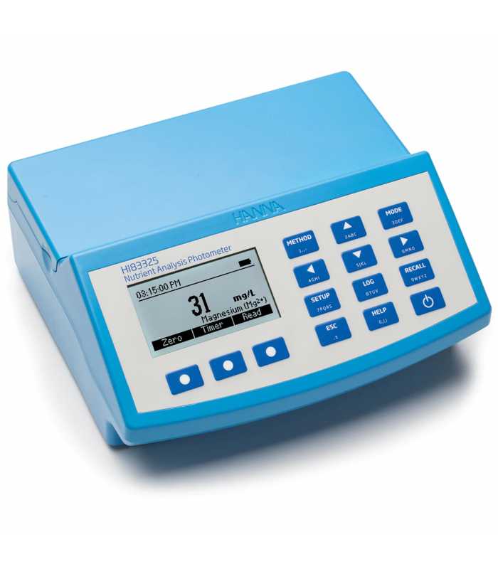 HANNA Instruments HI-83325 [HI83325-02] Nutrient Analysis Photometer and pH Meter