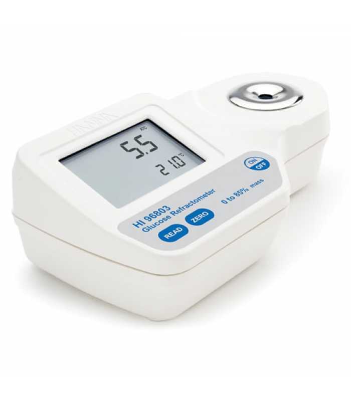 HANNA HI96803 [HI96803] Digital Refractometer for % Glucose by Weight Analysis