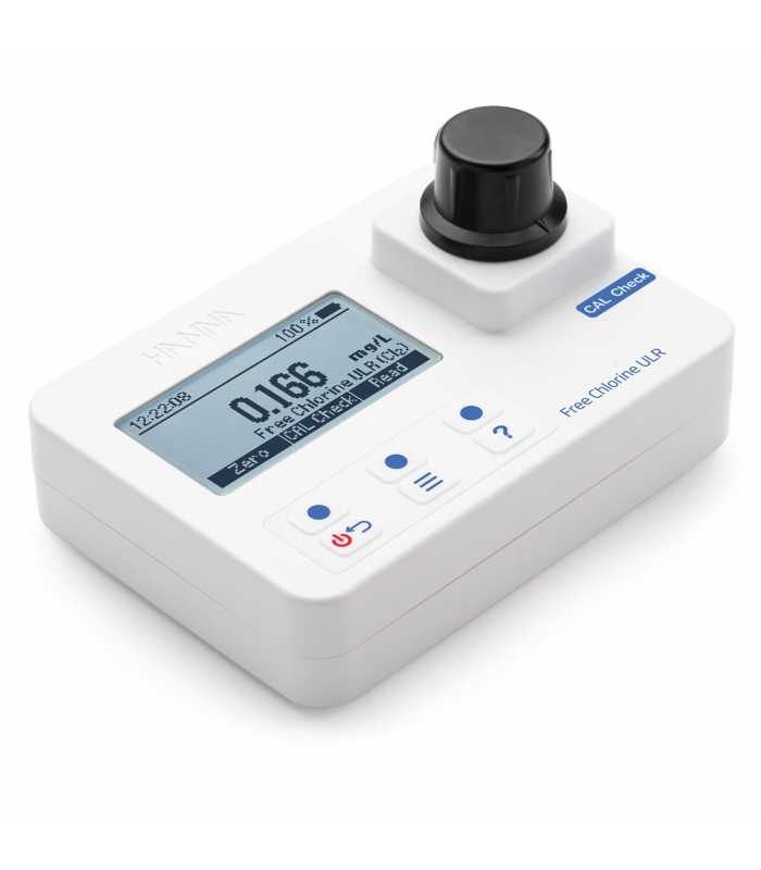 HANNA Instruments HI-97762 [HI97762] Free Chlorine Ultra Low Range Photometer