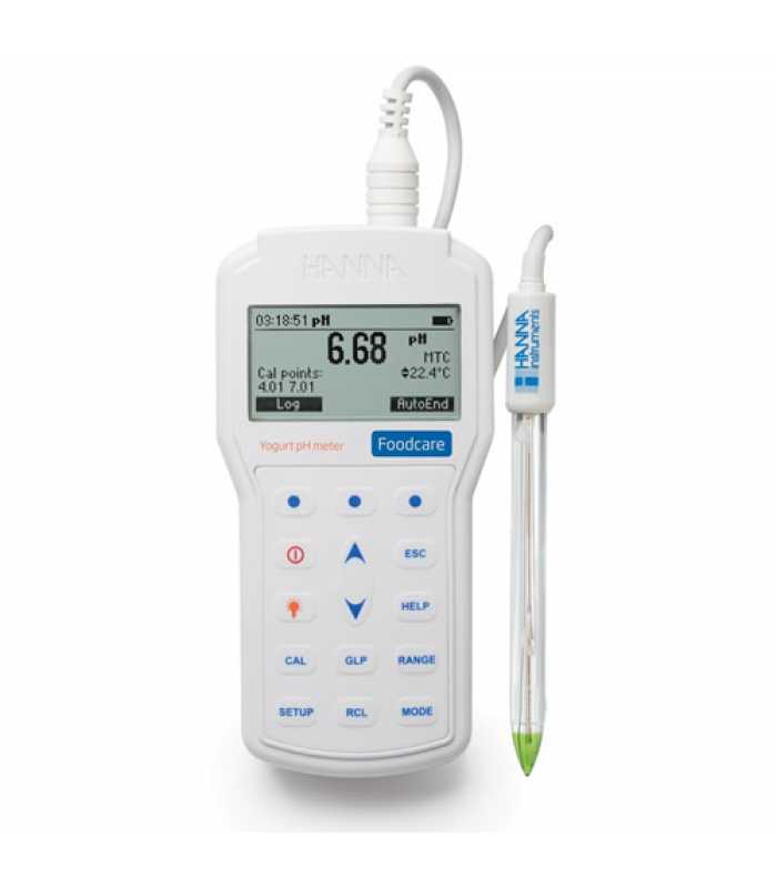HANNA Instruments HI-98164 [HI98164] Professional Portable Yogurt pH Meter