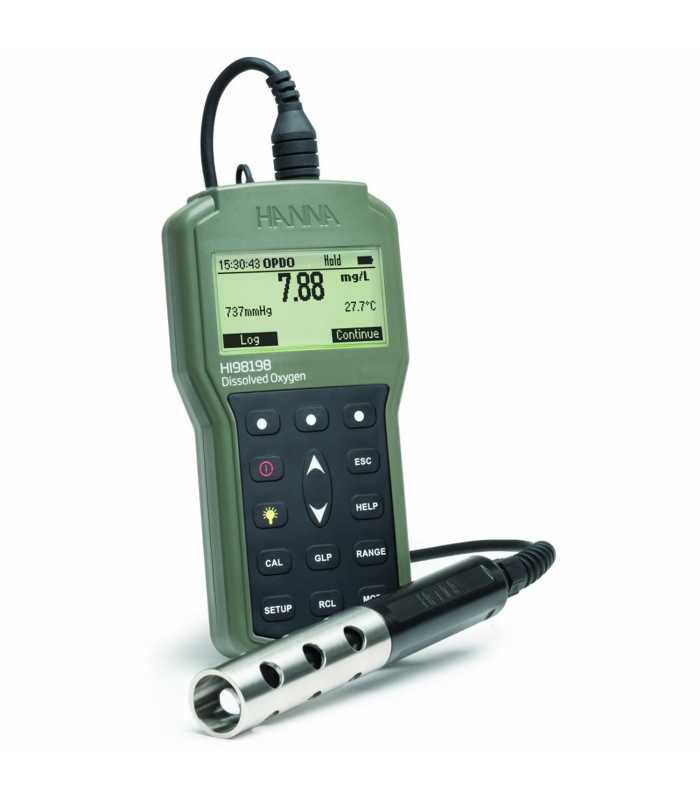HANNA Instruments HI-98198 [HI98198] Opdo Waterproof Optical Dissolved Oxygen Meter