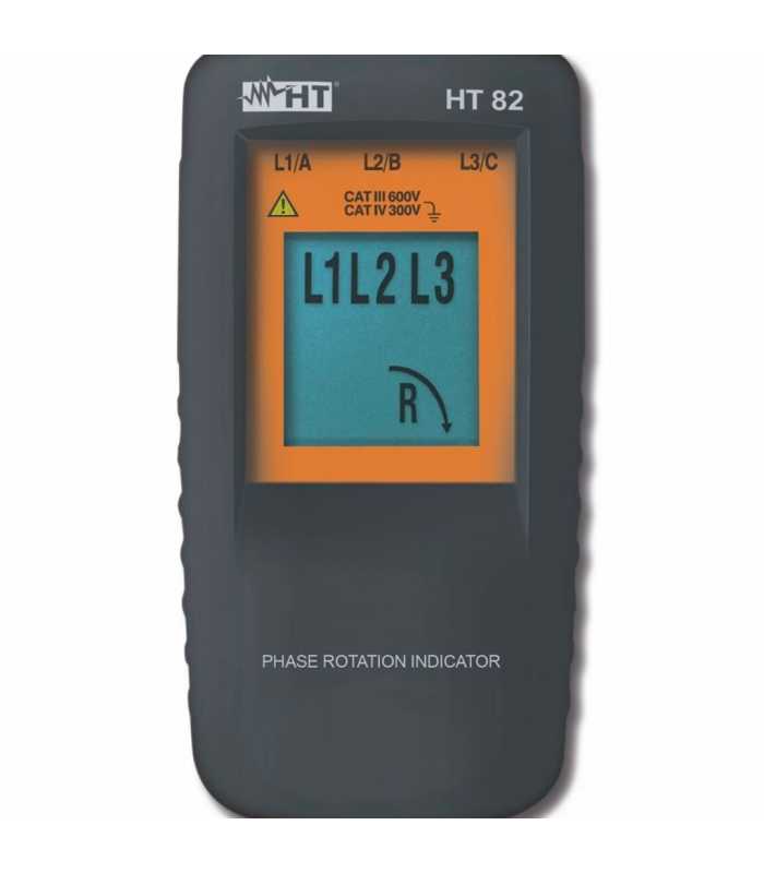 HT Instruments HT82 [HA000156] Portable Digital Phase Sequence Indicator