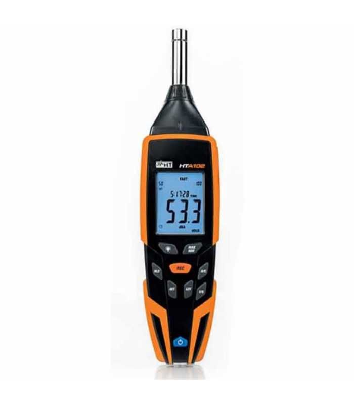 HT Instruments HTA102 [HN000102] Class 2 Sound Level Meter with Calibrator and PC Connection