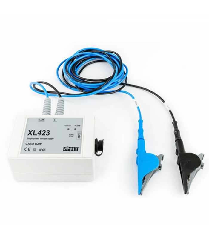 HT Instruments XL423 [HV000423] TRMS Single-Phase Voltage Data Logger