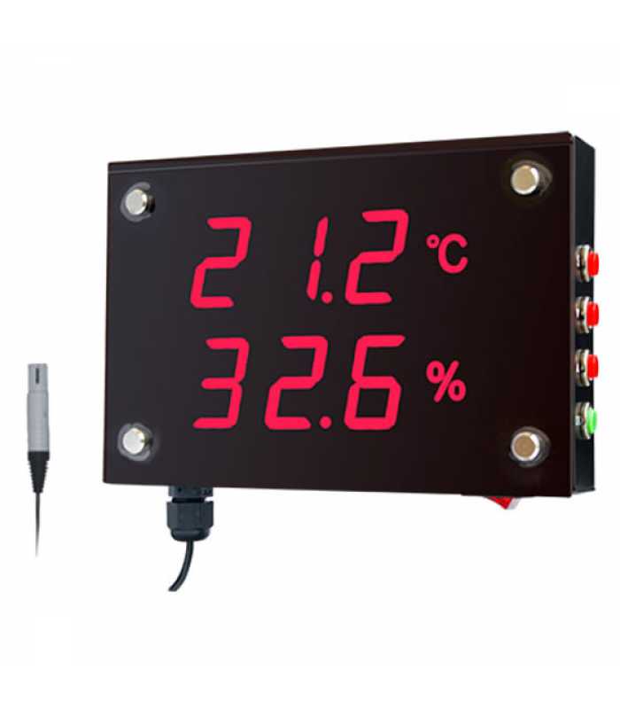 HUATO HE212A [HE212A] Digital Hygrometer Led Display Electronic Thermometer