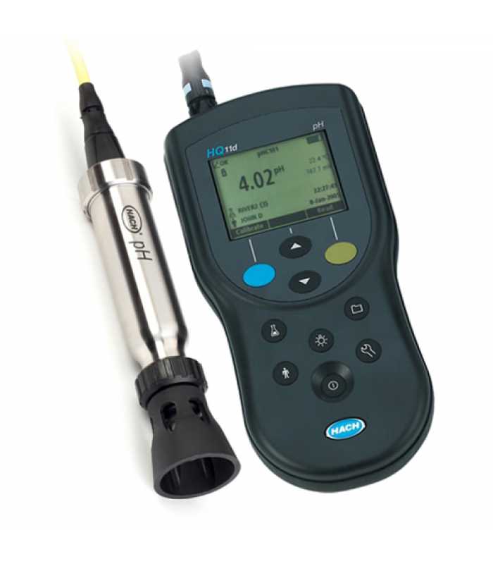 Hach HQ11D [HQ11D53101000] Portable Meter Kit with PHC101 pH Electrode