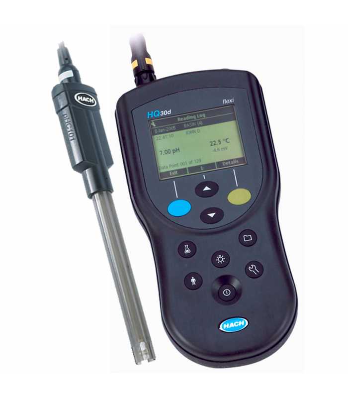 Hach HQ30D [HQ30D53101000] Portable pH-Meter with 1m Cable