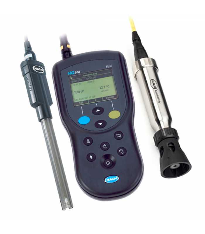 Hach HQ30D [HQ30D53103203] Portable pH and Conductivity/TDS Meter with 3 m Cable